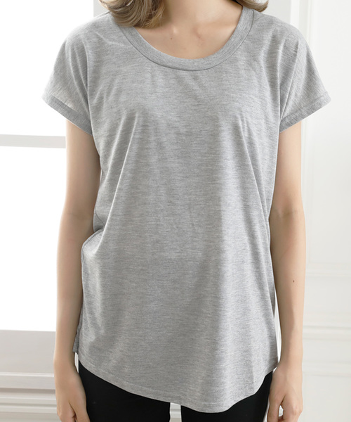 Girly Doll（ガーリードール）の「シンプルTEE（Tシャツ/カットソー・レディース・ホワイト系その他/ブラック系その他/グレー系その他/グリーン系その他/イエロー系その他/ホワイト系その他2/ブラック系その他2/グレー系その他2/グリーン系その他2/イエロー系その他2・FREE）」の22枚目の写真