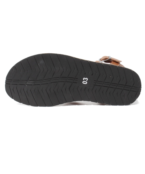 MEN'S BIGI（メンズビギ）の「グラディエーターサンダル/牛革×合成皮革（サンダル・メンズ・ブラック/ダークブラウン/キャメル・MEDIUM/LARGE）」の5枚目の写真