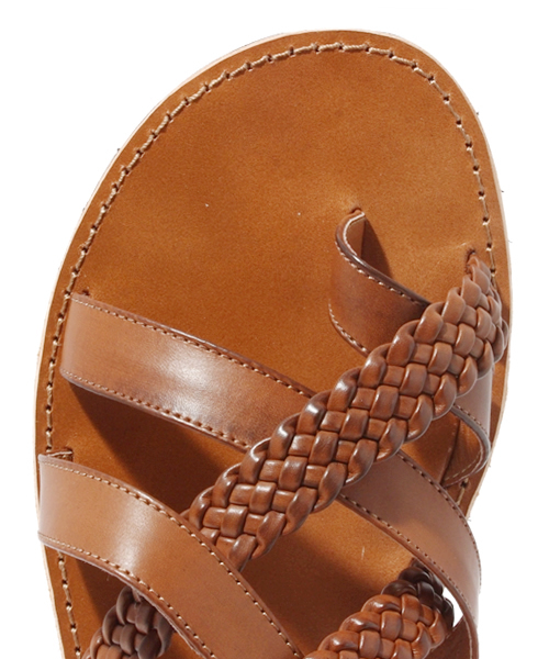 MEN'S BIGI（メンズビギ）の「グラディエーターサンダル/牛革×合成皮革（サンダル・メンズ・ブラック/ダークブラウン/キャメル・MEDIUM/LARGE）」の7枚目の写真