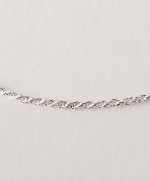 BEAUTY&YOUTH UNITED ARROWS（ビューティーアンドユースユナイテッドアローズ）の「＜BAITS＞ツイストスマートネックレス/SILVER 925 о（ネックレス・レディース・シルバー・FREE）」の2枚目の写真