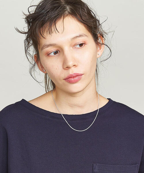 BEAUTY&YOUTH UNITED ARROWS（ビューティーアンドユースユナイテッドアローズ）の「＜BAITS＞ツイストスマートネックレス/SILVER 925 о（ネックレス・レディース・シルバー・FREE）」の6枚目の写真