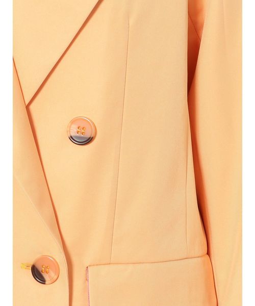 jouetie（ジュエティ）の「ダブルブレストジャケット（テーラードジャケット・レディース・レッド/オレンジ/グリーン・MEDIUM）」の9枚目の写真