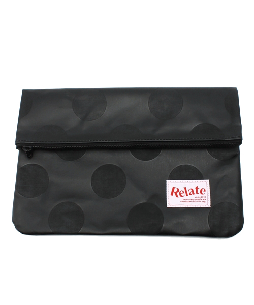BEAMS BOY（ビームスボーイ）の「Relate / DOT クラッチバッグ（クラッチバッグ・レディース・ブラック/ブルー・ONE SIZE）」の2枚目の写真