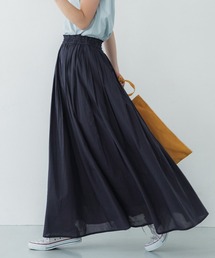 coca（coca） | ＼丈が選べる／やわらかしわ感コットンフレアロングスカート(スカート)