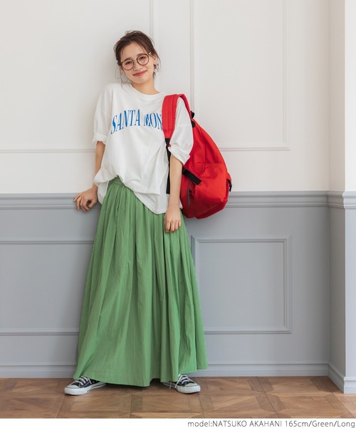 coca(coca)(コカ)の「\丈が選べる/やわらかコットンボイルフレアロングスカート(スカート・レディース・ホワイト/ブラック/ベージュ/ネイビー/パープル/ピンク/イエロー/グリーン/エメラルド/ブラウン/ラベンダー/ライトベージュ/ブルー/キャメル/ピンク系その他/ライトブルー/ダークベージュ/ダークブラウン/チャコール/ダークグリーン/レッド・ONE SIZE/LONG/SHORT)」の22枚目の写真