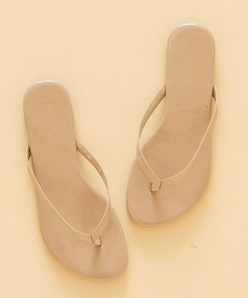 BEAUTY&YOUTH UNITED ARROWS（ビューティーアンドユースユナイテッドアローズ）の「BY∴ フェイクレザー トングサンダル ◆（サンダル・レディース・ゴールド/ライラック/ナチュラル/シルバー/その他2/ライム/ブラウン/ブラック/その他1・38/35/37/36）」の13枚目の写真