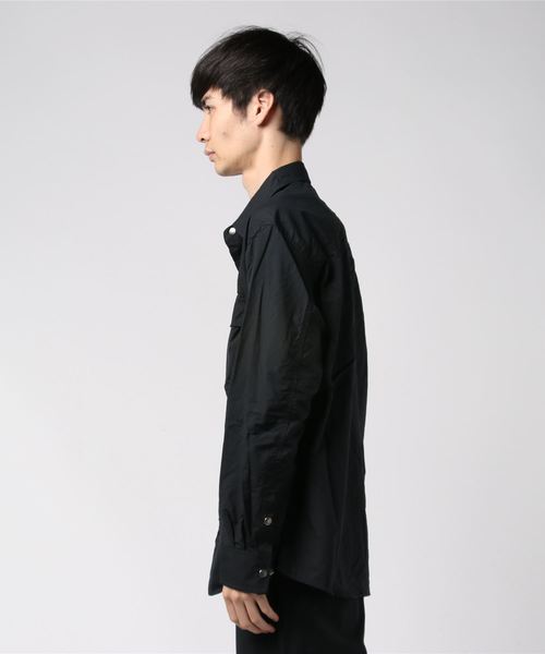 THE NORTH FACE（ザノースフェイス）の「THE NORTH FACE:L/S Nuptse Shirt（シャツ/ブラウス・メンズ・オレンジ/モスグリーン/ブルー/ブラック・LARGE/MEDIUM/SMALL/X-LARGE）」の6枚目の写真