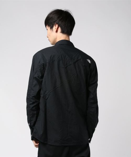 THE NORTH FACE（ザノースフェイス）の「THE NORTH FACE:L/S Nuptse Shirt（シャツ/ブラウス・メンズ・オレンジ/モスグリーン/ブルー/ブラック・LARGE/MEDIUM/SMALL/X-LARGE）」の5枚目の写真