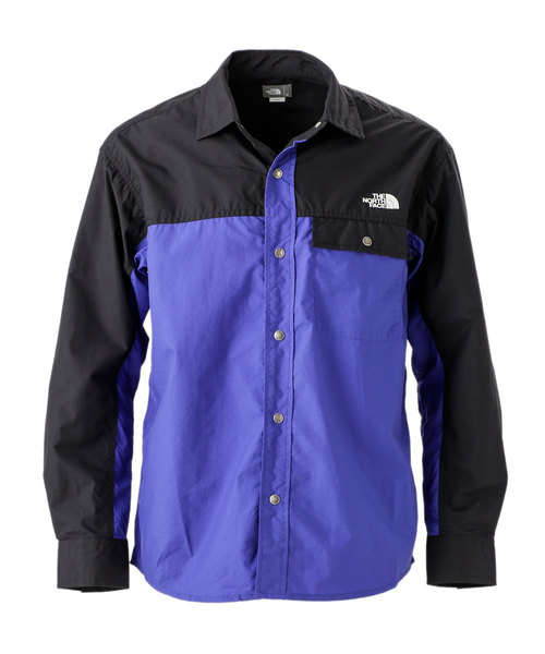 THE NORTH FACE（ザノースフェイス）の「THE NORTH FACE:L/S Nuptse Shirt（シャツ/ブラウス・メンズ・オレンジ/モスグリーン/ブルー/ブラック・LARGE/MEDIUM/SMALL/X-LARGE）」の3枚目の写真