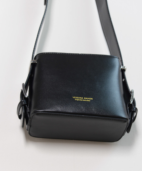 shopnikoniko（ショップニコニコ）の「太ベルトスクエアショルダーバッグ（ショルダーバッグ・レディース・ホワイト/ブラック/ブラウン/イエロー/グリーン・フリー）」の13枚目の写真