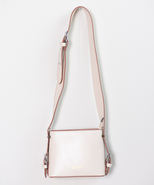 shopnikoniko（ショップニコニコ）の「太ベルトスクエアショルダーバッグ（ショルダーバッグ・レディース・ホワイト/ブラック/ブラウン/イエロー/グリーン・フリー）」の18枚目の写真