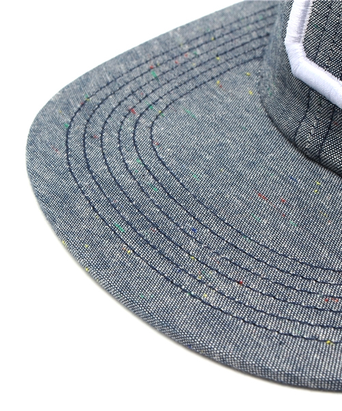CHARI&CO（チャリアンドコー）の「CHARI&CO NYC 6 PANNEL CAP (P)（キャップ・メンズ・インディゴブルー・ONE SIZE）」の5枚目の写真
