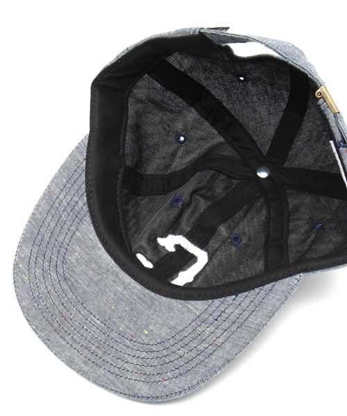 CHARI&CO（チャリアンドコー）の「CHARI&CO NYC 6 PANNEL CAP (P)（キャップ・メンズ・インディゴブルー・ONE SIZE）」の3枚目の写真