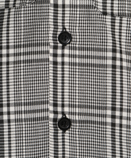 GLOBAL WORK（グローバルワーク）の「【キッズ】チェックカイキンシャツ長袖/844426（シャツ/ブラウス・キッズ・ベージュ/グレー・SMALL/MEDIUM/LARGE/X-LARGE/XX-LARGE）」の8枚目の写真