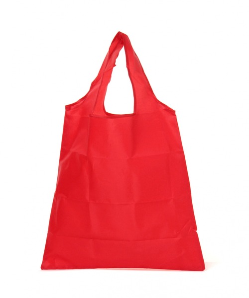 LAKOLE（ラコレ）の「ポケッタブルカラーエコバッグ / LAKOLE（エコバッグ/サブバッグ・レディース・ブラック/レッド/オレンジ/サックスブルー・FREE）」の4枚目の写真