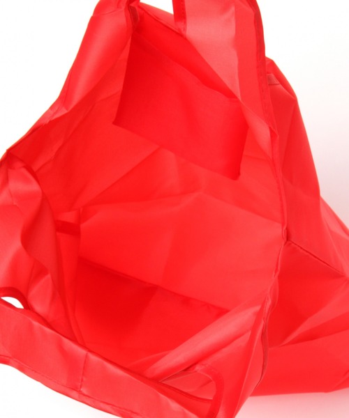 LAKOLE（ラコレ）の「ポケッタブルカラーエコバッグ / LAKOLE（エコバッグ/サブバッグ・レディース・ブラック/レッド/オレンジ/サックスブルー・FREE）」の12枚目の写真