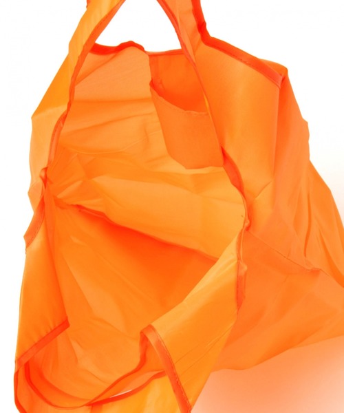 LAKOLE（ラコレ）の「ポケッタブルカラーエコバッグ / LAKOLE（エコバッグ/サブバッグ・レディース・ブラック/レッド/オレンジ/サックスブルー・FREE）」の11枚目の写真