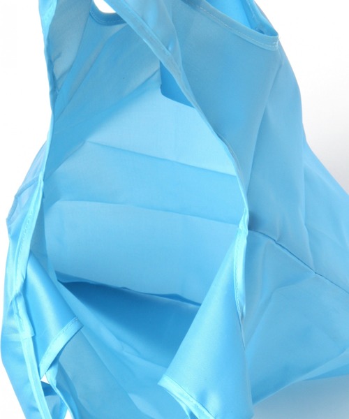 LAKOLE（ラコレ）の「ポケッタブルカラーエコバッグ / LAKOLE（エコバッグ/サブバッグ・レディース・ブラック/レッド/オレンジ/サックスブルー・FREE）」の10枚目の写真