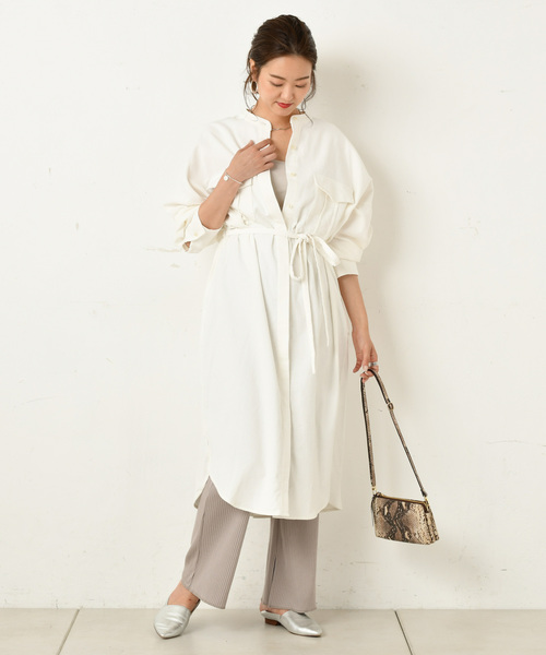 Doudou ドゥドゥ の コーデュロイシャツワンピース ワンピース Wear