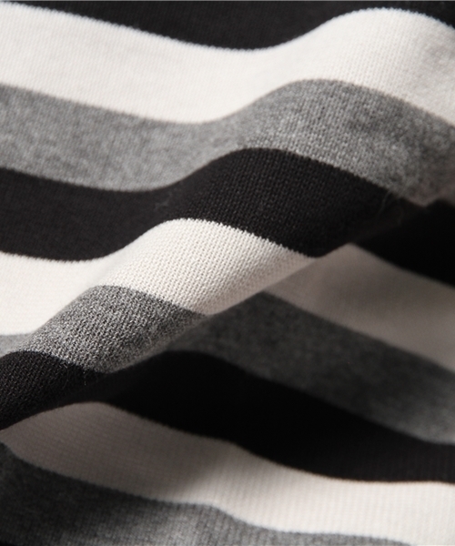 SHIPS JET BLUE（シップスジェットブルー）の「JB: ラッセル ボートボーダーカットソー（Tシャツ/カットソー・メンズ・ネイビー/グリーン/レッド/ブラック・SMALL/MEDIUM/LARGE）」の12枚目の写真