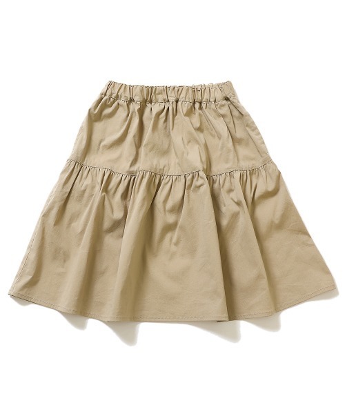 devirock（デビロック）の「ティアードひざ丈スカート（スカート・キッズ・ブラック/パープル系その他/レッド系その他/オレンジ系その他/ダークベージュ・110cm/100cm/120cm/130cm/140cm/150cm/160cm）」の12枚目の写真