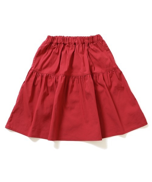 devirock（デビロック）の「ティアードひざ丈スカート（スカート・キッズ・ブラック/パープル系その他/レッド系その他/オレンジ系その他/ダークベージュ・110cm/100cm/120cm/130cm/140cm/150cm/160cm）」の14枚目の写真