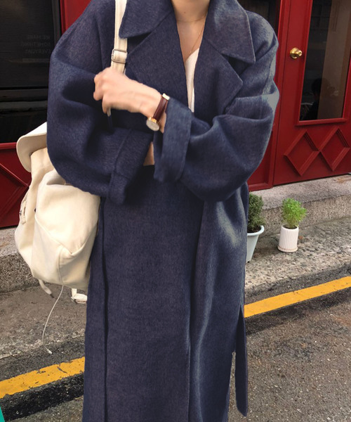 Ulysses(ユリシス)の「オーバーサイズ チェスターコート(チェスターコート)」|ネイビー