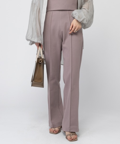 mystic(ミスティック)の「モクロディフレアパンツ /セットアップ(その他パンツ・レディース・ブラック/グリーン/アイボリー/モカ・1/2)」の3枚目の写真