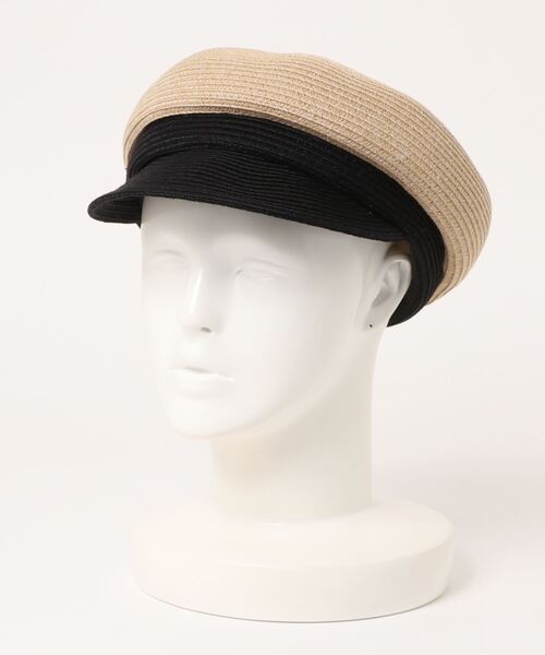 milsa（ミルサ）の「【milsa】M Washable Bd Marine Cas（ハンチング/ベレー帽・レディース・ブラック/ベージュ/ネイビー/その他/ブラック系/ライトブラウン・M(57.5)）」の2枚目の写真