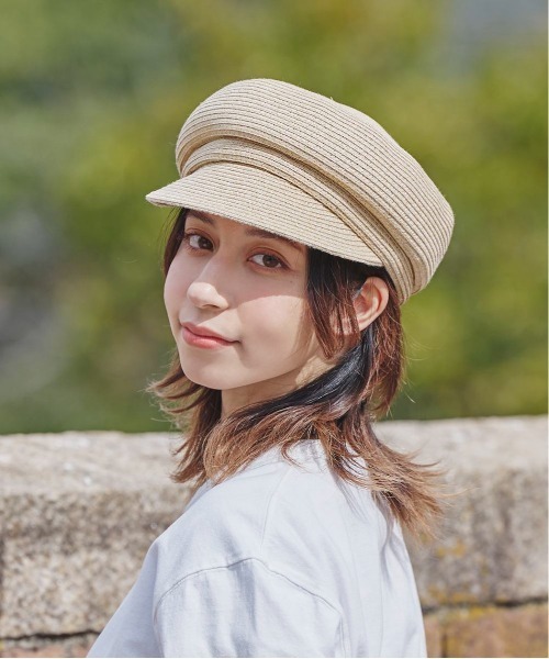 milsa（ミルサ）の「【milsa】M Washable Bd Marine Cas（ハンチング/ベレー帽・レディース・ブラック/ベージュ/ネイビー/その他/ブラック系/ライトブラウン・M(57.5)）」の4枚目の写真