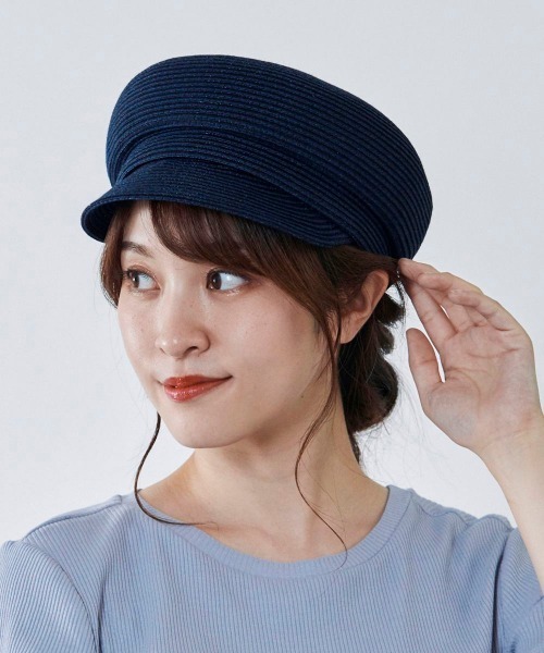 milsa（ミルサ）の「【milsa】M Washable Bd Marine Cas（ハンチング/ベレー帽・レディース・ブラック/ベージュ/ネイビー/その他/ブラック系/ライトブラウン・M(57.5)）」の21枚目の写真