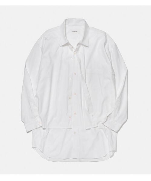 MONKEY TIME（モンキータイム）の「＜monkey time＞ LENGTH LAYARD OVER SIZED REG/シャツ（シャツ/ブラウス・メンズ・ホワイト/ライトブルー・LARGE/SMALL/MEDIUM）」の16枚目の写真