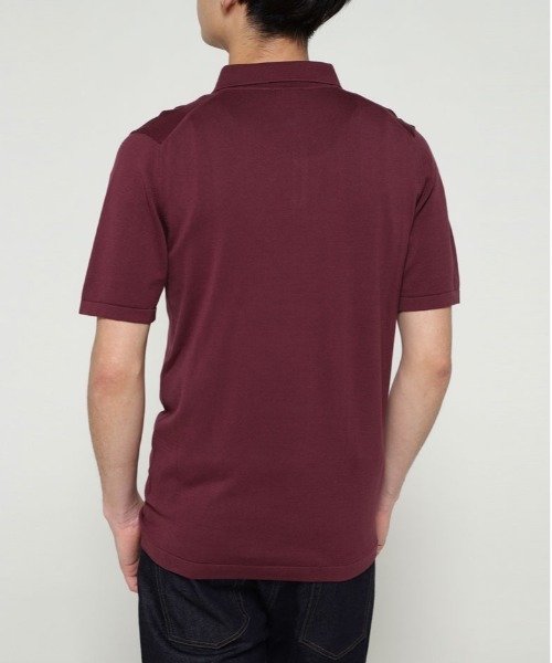 SUNSPEL(サンスペル)の「SUNSPEL / MEN’S SEA ISLAND COTTON(ポロシャツ・メンズ・ブルー/ワインレッド・MEDIUM/LARGE)」の9枚目の写真