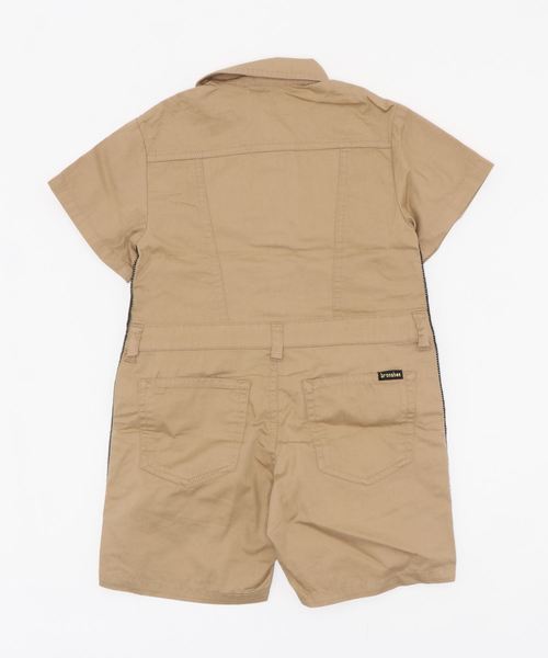 BRANSHES(ブランシェス)の「ツイルジャンプスーツ(つなぎ/オールインワン・キッズ・ベージュ・150cm/90cm/110cm/100cm/120cm/130cm/140cm)」の16枚目の写真
