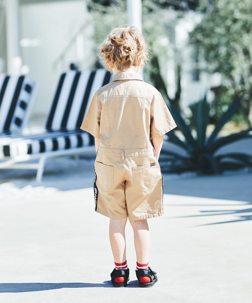 セール】ツイルジャンプスーツ（つなぎ/オールインワン）｜branshes