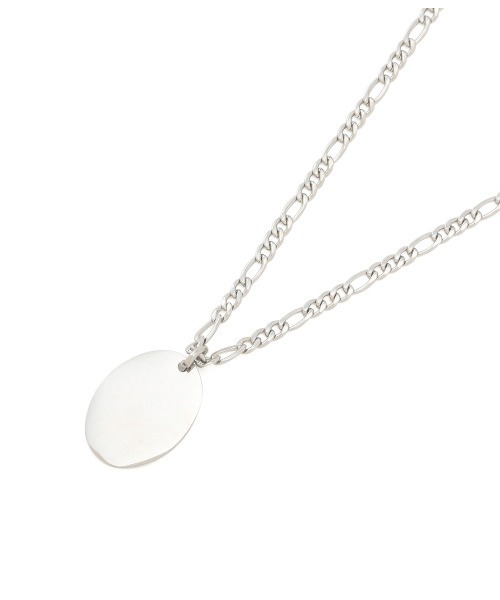 JUNRED（ジュンレッド）の「オーバルチェーンネックレス（ネックレス・メンズ・シルバー・FREE）」の6枚目の写真