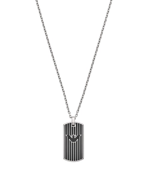 EMPORIO ARMANI（エンポリオアルマーニ）の「エンポリオ・アルマーニ アクセサリー メンズ ネックレス シルバー EGS2724040（ネックレス・メンズ・シルバー・FREE）」の5枚目の写真
