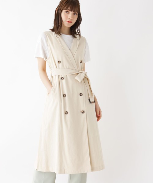 セール ジレ風ベルテッドワンピース ワンピース Grove グローブ のファッション通販 Zozotown