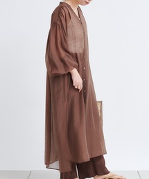 DouDou | シアーシャツワンピース(ワンピース)