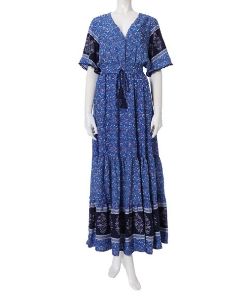 fifth（フィフス）の「エスニックマキシデザインワンピース（ワンピース・レディース・レッド/ブルー・MEDIUM）」の8枚目の写真