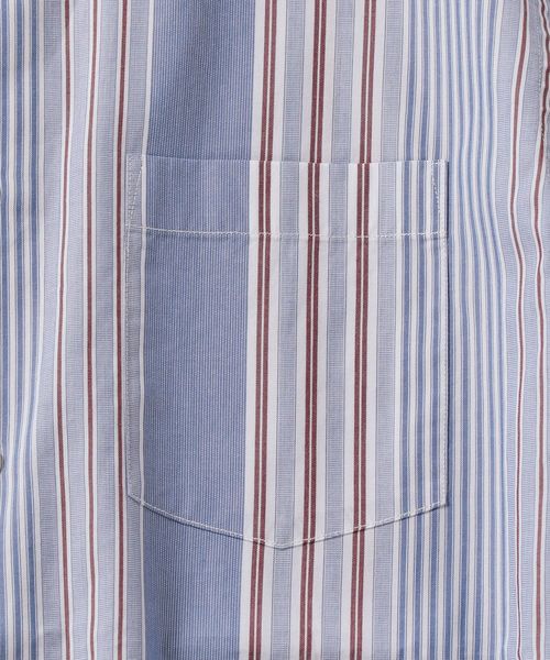 SHIPS any(シップス エニィ)の「SHIPS any: バンドカラー ソリッド ストライプ ロングスリーブ シャツ(シャツ/ブラウス・メンズ・ネイビー/ホワイト/ライトブルー/ブルー・MEDIUM/X-SMALL/SMALL/X-LARGE/LARGE)」の13枚目の写真