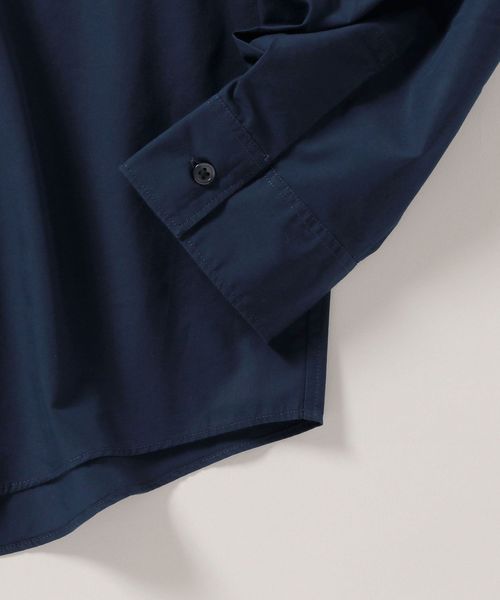 SHIPS any(シップス エニィ)の「SHIPS any: バンドカラー ソリッド ストライプ ロングスリーブ シャツ(シャツ/ブラウス・メンズ・ネイビー/ホワイト/ライトブルー/ブルー・MEDIUM/X-SMALL/SMALL/X-LARGE/LARGE)」の19枚目の写真