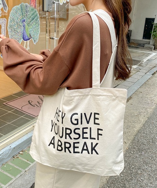 SONA（ソナ）の「SONYUNARA HEYGIVEエコバック（トートバッグ・レディース・ブラック/グリーン・FREE）」の2枚目の写真