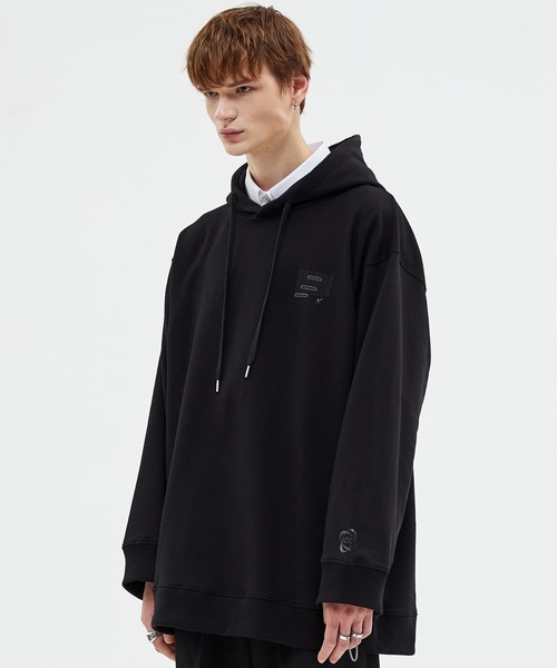 ADD SEOUL（エーディーディーソウル）の「【ADD SEOUL】VINTAGE POSTER AVANTGARDE HOODIE / ADD ヴィンテージ ポスター アヴァンギャルド フーディー（パーカー・メンズ・ブラック・MEDIUM/LARGE）」の8枚目の写真