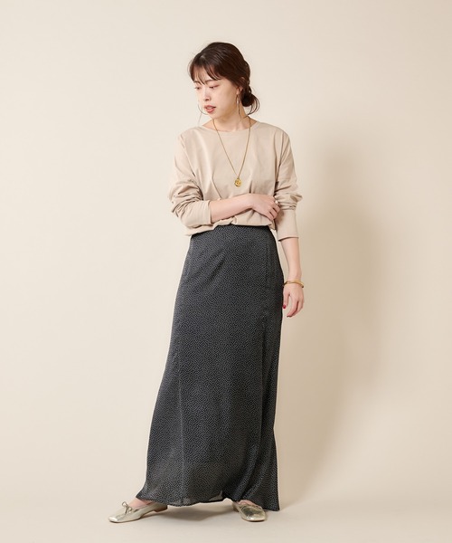 SHENERY(シーナリー)の「シルケットカットソー(Tシャツ/カットソー・レディース・オフホワイト/ベージュ/カーキ・FREE)」の10枚目の写真