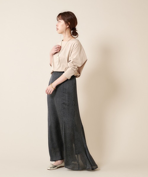 SHENERY(シーナリー)の「シルケットカットソー(Tシャツ/カットソー・レディース・オフホワイト/ベージュ/カーキ・FREE)」の13枚目の写真