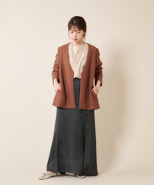 SHENERY(シーナリー)の「シルケットカットソー(Tシャツ/カットソー・レディース・オフホワイト/ベージュ/カーキ・FREE)」の11枚目の写真