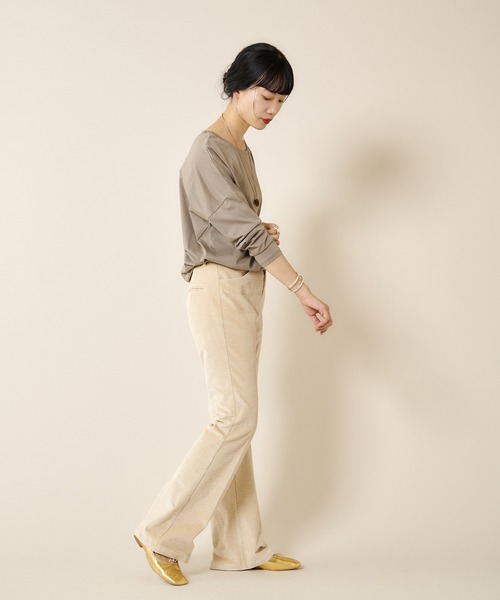 SHENERY(シーナリー)の「シルケットカットソー(Tシャツ/カットソー・レディース・オフホワイト/ベージュ/カーキ・FREE)」の20枚目の写真