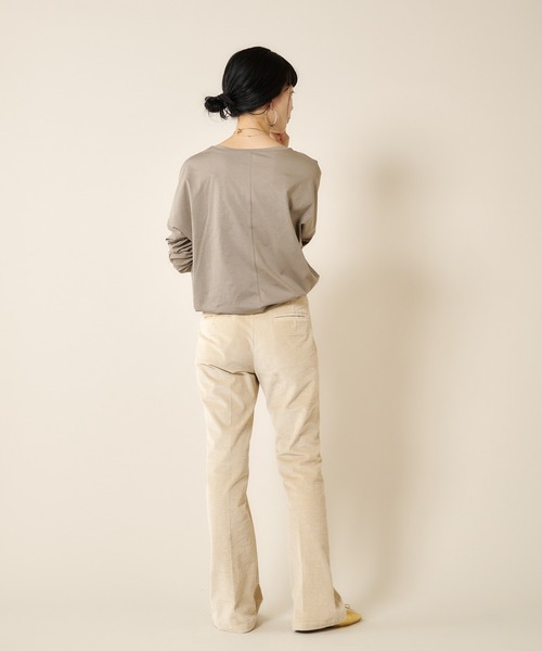 SHENERY(シーナリー)の「シルケットカットソー(Tシャツ/カットソー・レディース・オフホワイト/ベージュ/カーキ・FREE)」の21枚目の写真