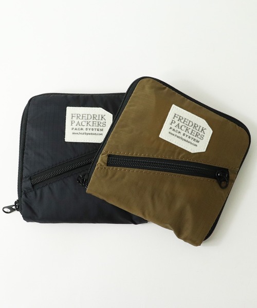 FREDRIK PACKERS(フレドリックパッカーズ)の「FREDRIK PACKERS / フレドリックパッカーズ 2WAY tote トートバック 70D 2way ECO BAG(トートバッグ・レディース・ブラウン/ブラック/グリーン・FREE)」の12枚目の写真